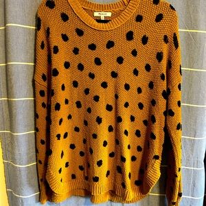 Madewell, polka dot sweater